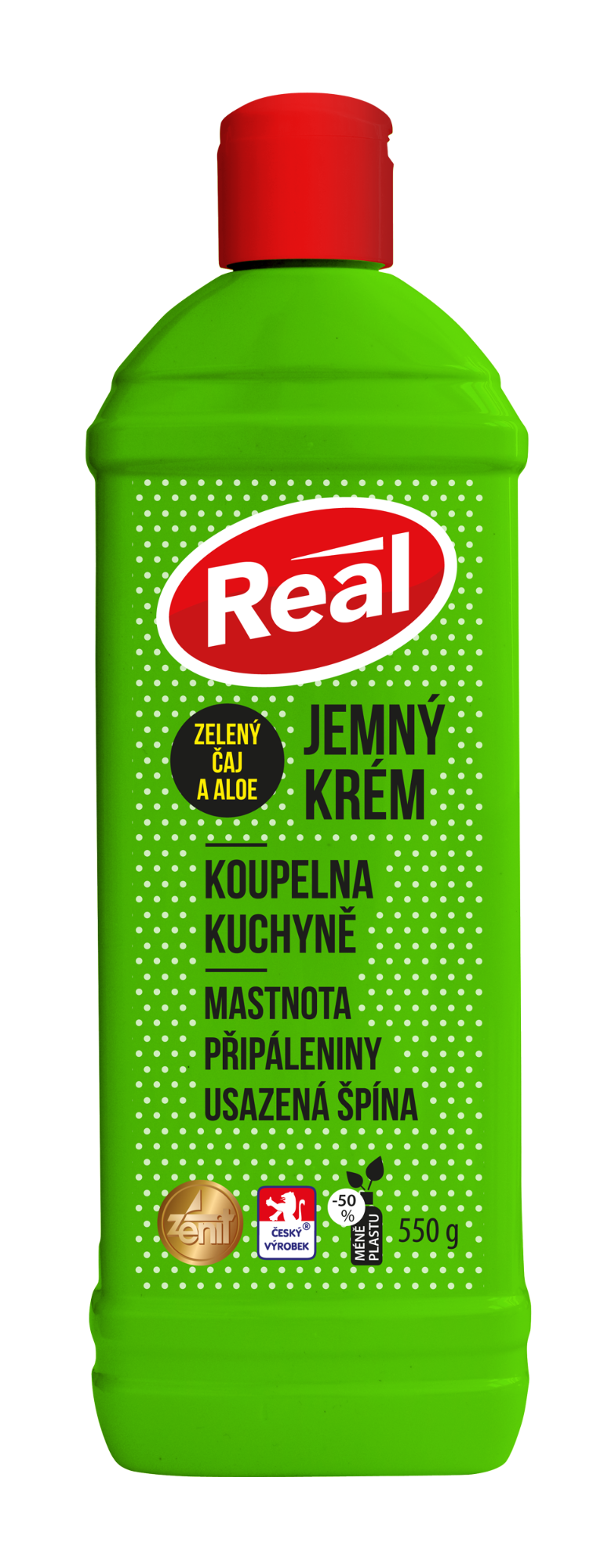 Real jemný zelený čaj a aloe 600 g