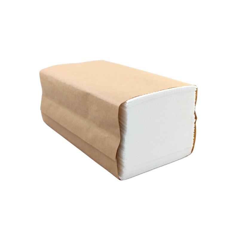 Papierové utierky ZZ skladané, 2vrst. 100% cel., 23x21cm - 3000ks