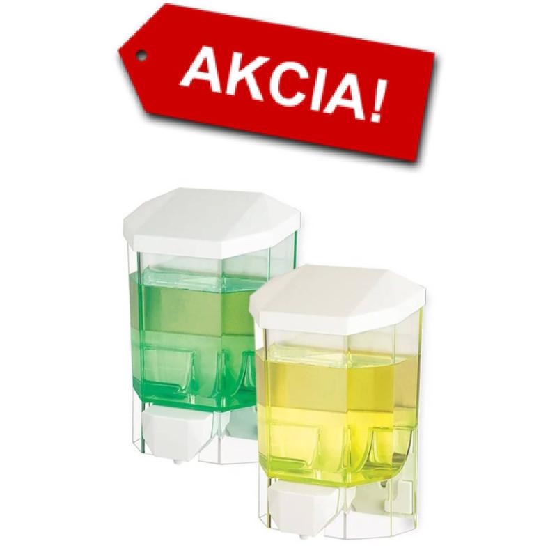 Dávkovač tekutého mydla TRANSPARENTNÝ 1000 ml