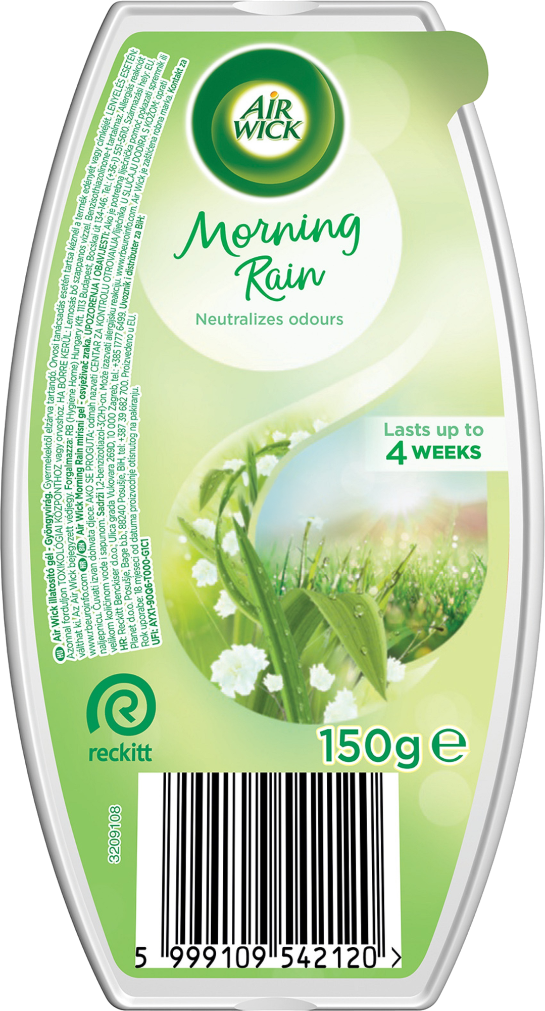 AIR WICK Gel osviežovač 150g Morning rain