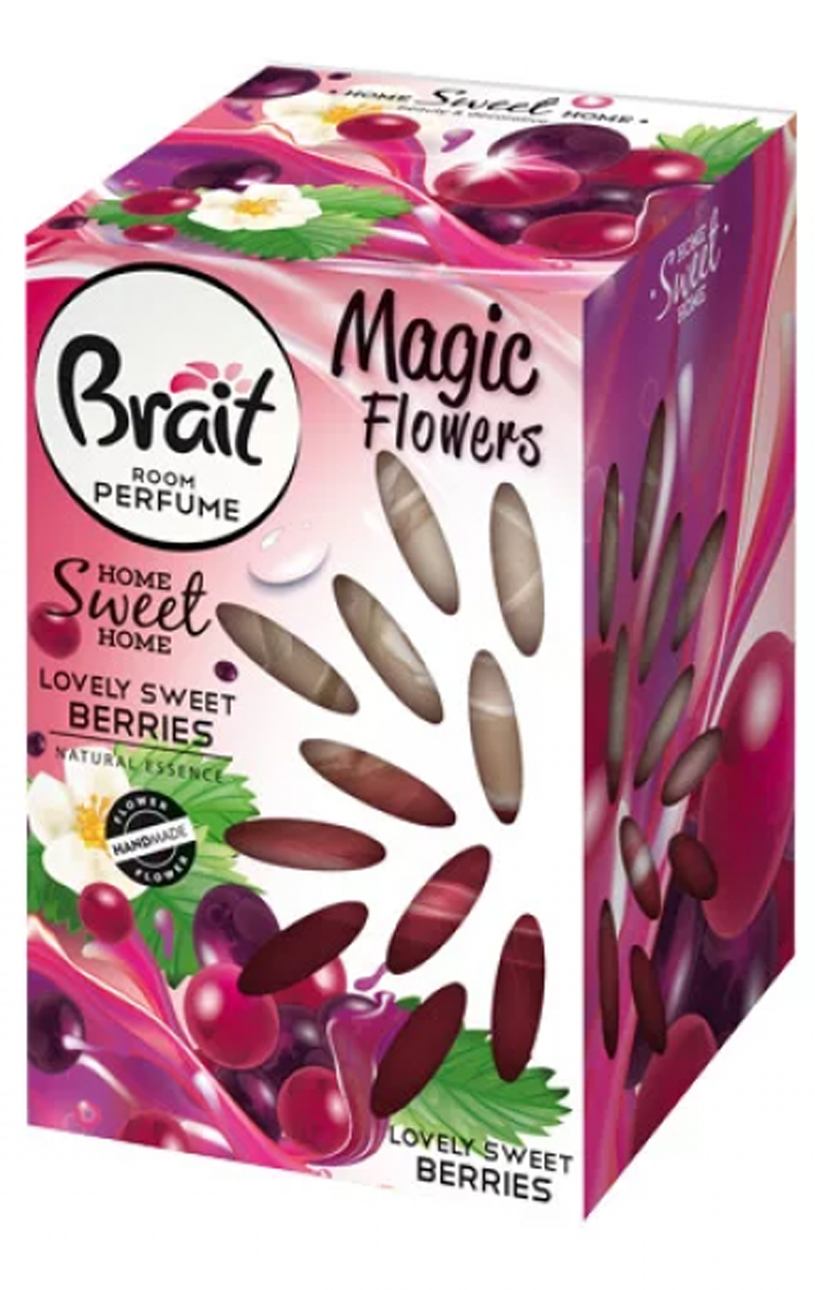 BRAIT dekoračný osviežovač Flower 75ml Sweet berries