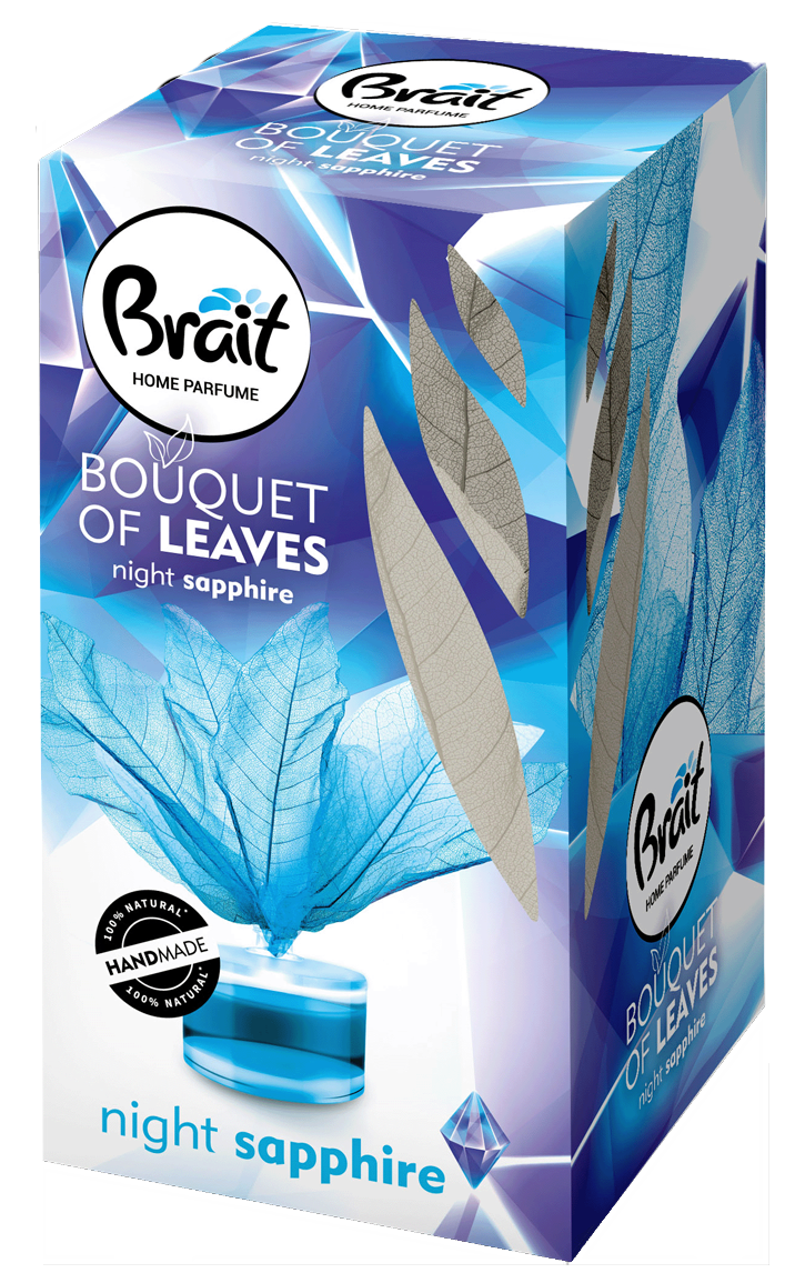BRAIT dekoračný osviežovač Leafs 50ml Night Sopphire