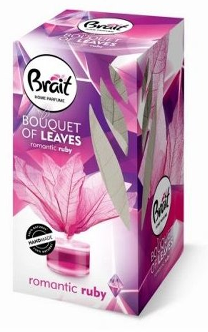 BRAIT dekoračný osviežovač Leafs 50ml Romantic Rubin