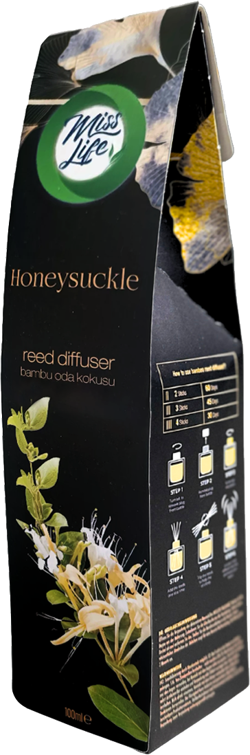 MISS LIFE vonné tyčinky 100ml Honeysuckle